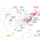 Distribution of ancestral birth locations in North America associated with clusters included in the study. Image: Nature Communications